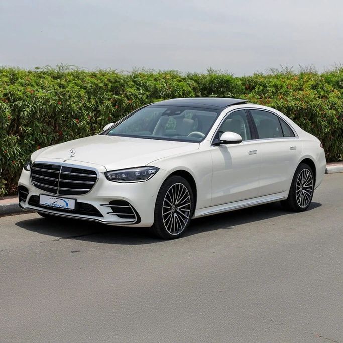 New Mercedes-Benz S-Class 400 Long VII (W223), 2.5 l, 2024 in Dubai by Auto Max Group, White color. European Specs | AUTO.AE