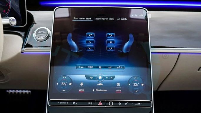 New Mercedes-Benz S-Class 500 Long 4MATIC VII (W223), 3.0 l, 2024 in Dubai by Auto Max Group, Silver color. European Specs | AUTO.AE