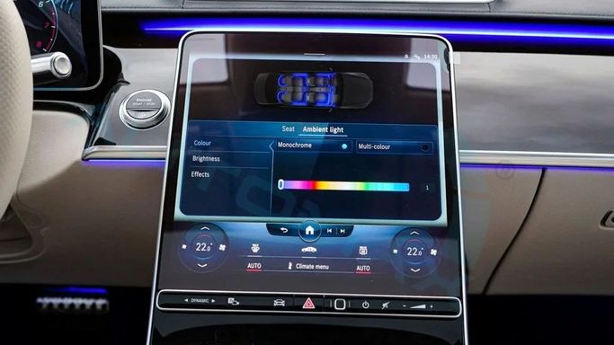 New Mercedes-Benz S-Class 500 Long 4MATIC VII (W223), 3.0 l, 2024 in Dubai by Auto Max Group, Silver color. European Specs | AUTO.AE