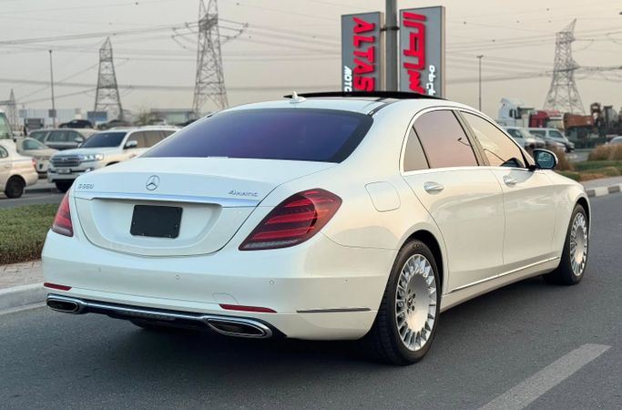 Used Mercedes-Benz S-Class 560 VI (W222, C217) Facelift, 4.0 l, 2020 in Dubai by Saeed Auto, White color. Japanese Specs | AUTO.AE