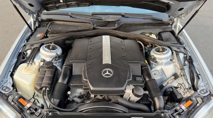 Used Mercedes-Benz S-Class 500 Long IV (W220), 5.0 l, 2002 in Dubai by Saeed Auto, White color. Japanese Specs | AUTO.AE