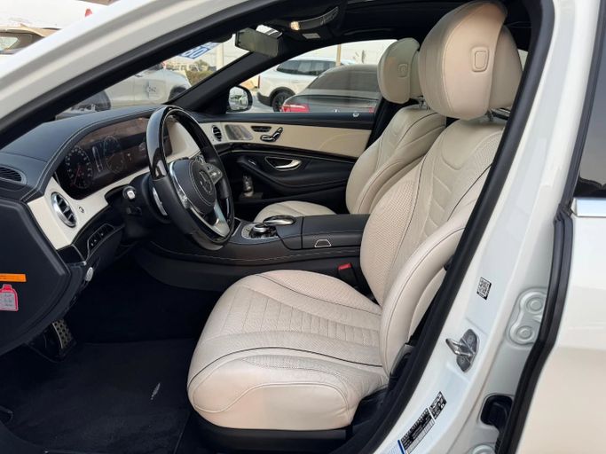 Подержанный Mercedes-Benz S-Class 450 VI (W222, C217) Рестайлинг, 3.0 л, 2018 в Дубае от Saeed Auto Белый цвет. Японская | AUTO.AE