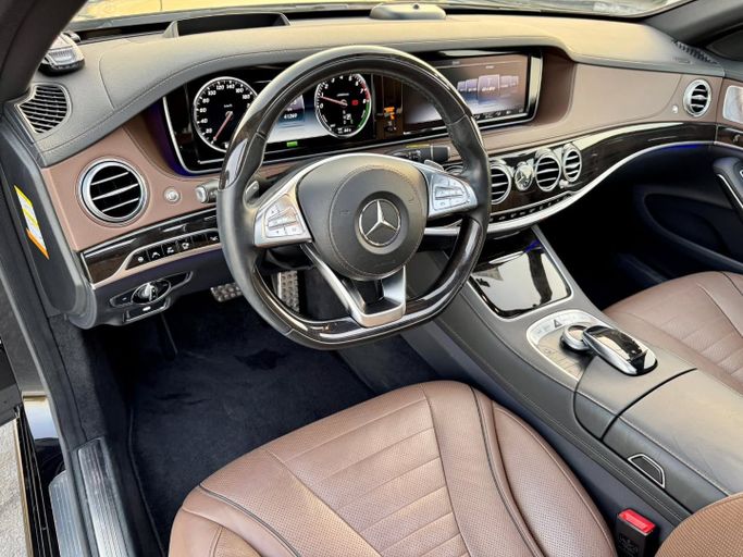 Подержанный Mercedes-Benz S-Class 400 VI (W222, C217), 3.5 л, 2015 в Дубае от Saeed Auto Черный цвет. Японская | AUTO.AE