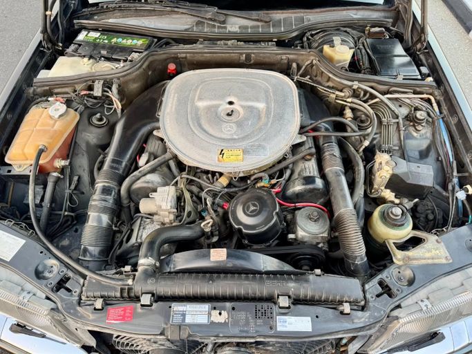 Used Mercedes-Benz S-Class 560 II (W126) Facelift, 5.5 l, 1990 in Dubai by Saeed Auto, Black color. Japanese Specs | AUTO.AE