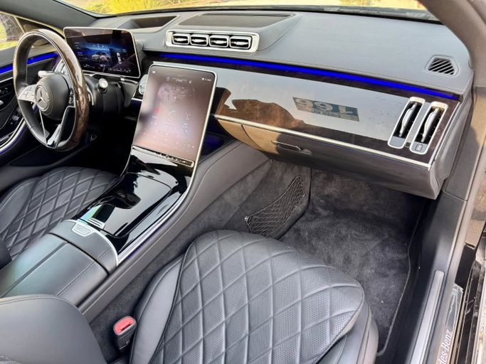 Used Mercedes-Benz S-Class 400 d 4MATIC VII (W223), 2.9 l, 2022 in Dubai by Saeed Auto, Black color. Japanese Specs | AUTO.AE