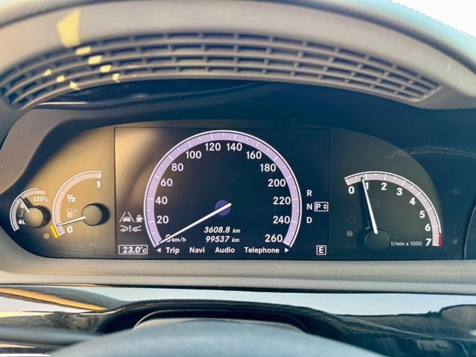 Used Mercedes-Benz S-Class 350 V (W221) Facelift, 3.5 l, 2013 in Dubai by Saeed Auto, Black color. Japanese Specs | AUTO.AE