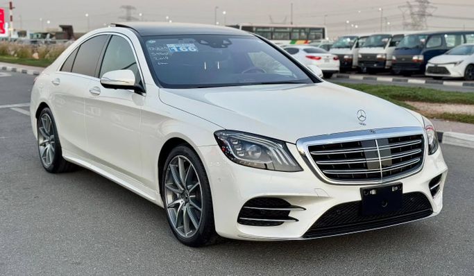 Used Mercedes-Benz S-Class 450 VI (W222, C217) Facelift, 3.0 l, 2019 in Dubai by Saeed Auto, White color. Japanese Specs | AUTO.AE