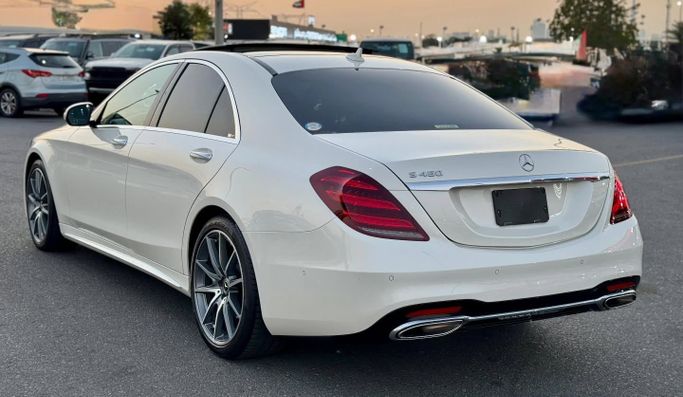 Used Mercedes-Benz S-Class 450 VI (W222, C217) Facelift, 3.0 l, 2019 in Dubai by Saeed Auto, White color. Japanese Specs | AUTO.AE