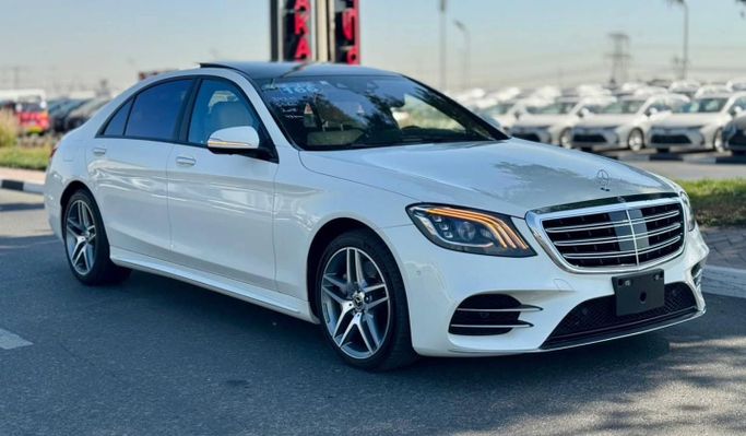 Подержанный Mercedes-Benz S-Class 560 VI (W222, C217) Рестайлинг, 4.0 л, 2018 в Дубае от Saeed Auto Белый цвет. Японская | AUTO.AE