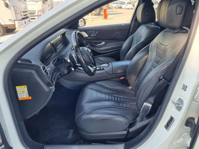 Used Mercedes-Benz S-Class 400 VI (W222, C217), 3.0 l, 2016 in Dubai by Saeed Auto, White color. Japanese Specs | AUTO.AE