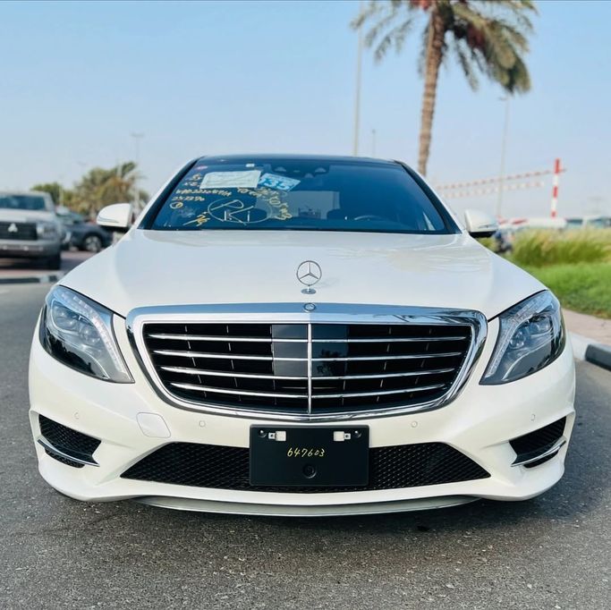 Used Mercedes-Benz S-Class 400 VI (W222, C217), 3.5 l, 2016 in Dubai by Lakhani Motors, White color. Japanese Specs | AUTO.AE