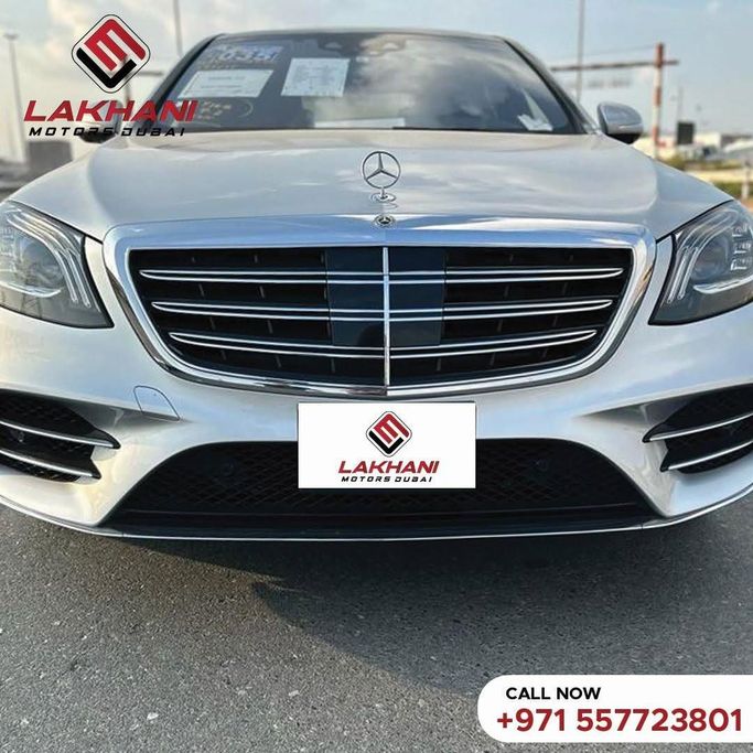 Подержанный Mercedes-Benz S-Class 560 4MATIC VI (W222, C217) Рестайлинг, 4.0 л, 2018 в Дубае от Lakhani Motors Белый цвет. Японская | AUTO.AE
