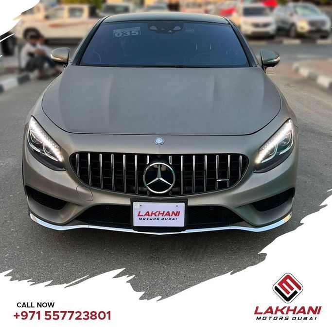 Used Mercedes-Benz S-Class 500 VI (W222, C217), 4.7 l, 2015 in Dubai by Lakhani Motors, Brown color. Japanese Specs | AUTO.AE