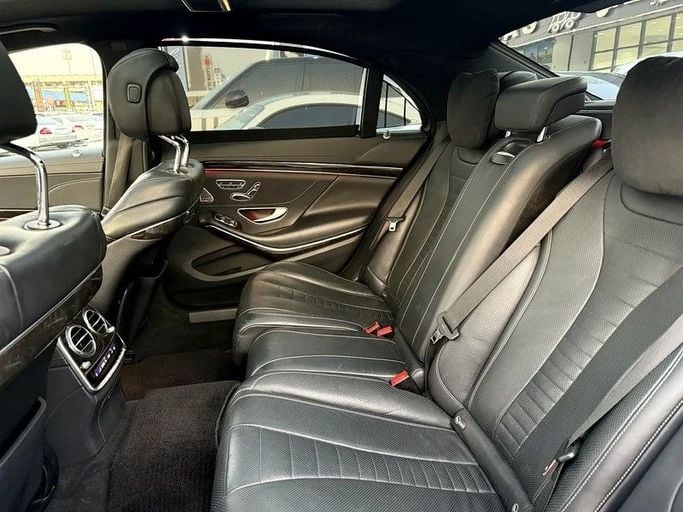 Used Mercedes-Benz S-Class 500 Long VI (W222, C217) Facelift, 3.0 l, 2017 in Dubai by Shamil Motors, Black color. Japanese Specs | AUTO.AE