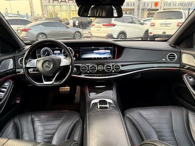 Used Mercedes-Benz S-Class 500 Long VI (W222, C217) Facelift, 3.0 l, 2017 in Dubai by Shamil Motors, Black color. Japanese Specs | AUTO.AE
