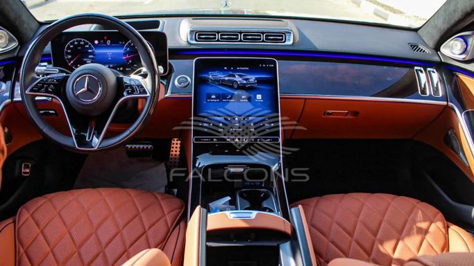 New Mercedes-Benz S-Class 580 4MATIC VII (W223), 4.0 l, 2023 in Dubai by Falcons GT Motors FZCO, Black color. Other | AUTO.AE