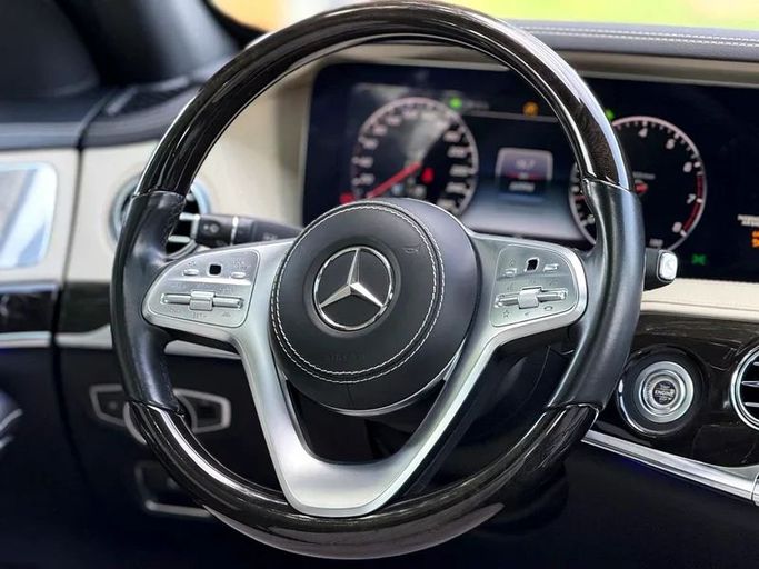 Used Mercedes-Benz S-Class 580 4MATIC VII (W223), 4.0 l, 2021 in Dubai by Mirza Automobile FZE, White color. Japanese Specs | AUTO.AE