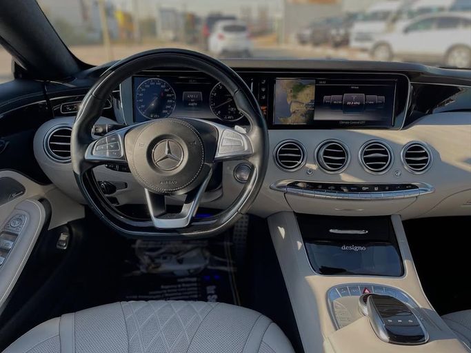 Used Mercedes-Benz S-Class 550 VI (W222, C217), 4.7 l, 2015 in Dubai by Japan Motors, Black color. Japanese Specs | AUTO.AE