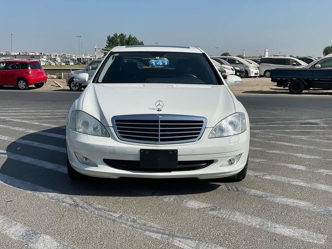 Подержанный Mercedes-Benz S-Class 350 V (W221), 3.5 л, 2008 в Дубае от Japan Motors Белый цвет. Японская | AUTO.AE