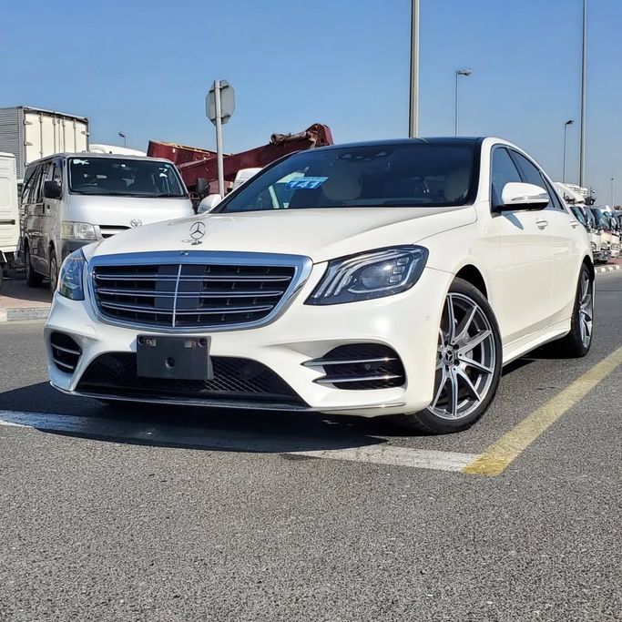 Подержанный Mercedes-Benz S-Class 400 d VI (W222, C217) Рестайлинг, 2.9 л, 2019 в Дубае от Japan Motors Белый цвет. Японская | AUTO.AE