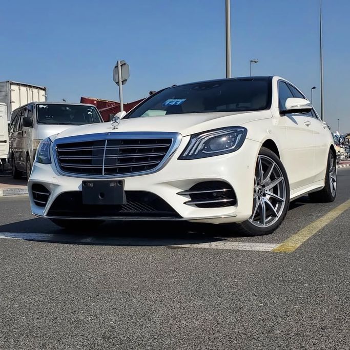 Подержанный Mercedes-Benz S-Class 400 d VI (W222, C217) Рестайлинг, 2.9 л, 2019 в Дубае от Japan Motors Белый цвет. Японская | AUTO.AE