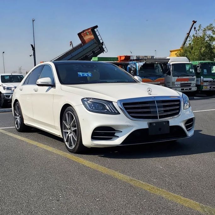 Подержанный Mercedes-Benz S-Class 400 d VI (W222, C217) Рестайлинг, 2.9 л, 2019 в Дубае от Japan Motors Белый цвет. Японская | AUTO.AE