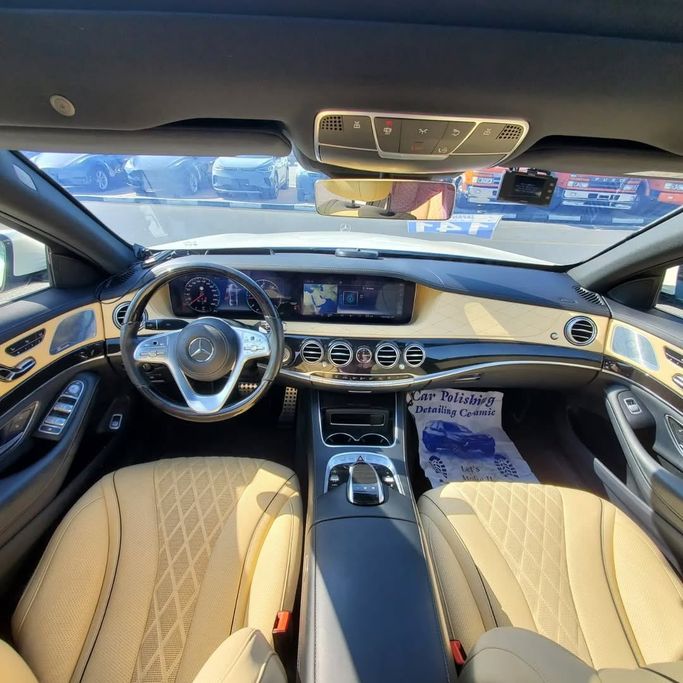 Подержанный Mercedes-Benz S-Class 400 d VI (W222, C217) Рестайлинг, 2.9 л, 2019 в Дубае от Japan Motors Белый цвет. Японская | AUTO.AE
