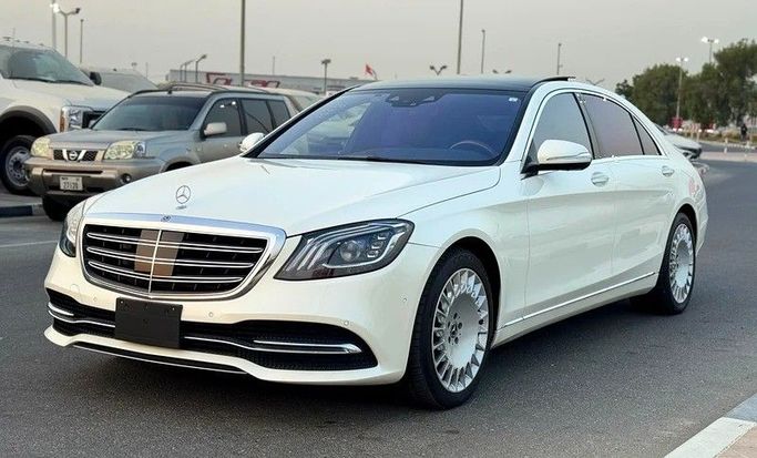 Used Mercedes-Benz S-Class 560 VI (W222, C217) Facelift, 4.0 l, 2020 in Dubai by Best Car, White color. Japanese Specs | AUTO.AE