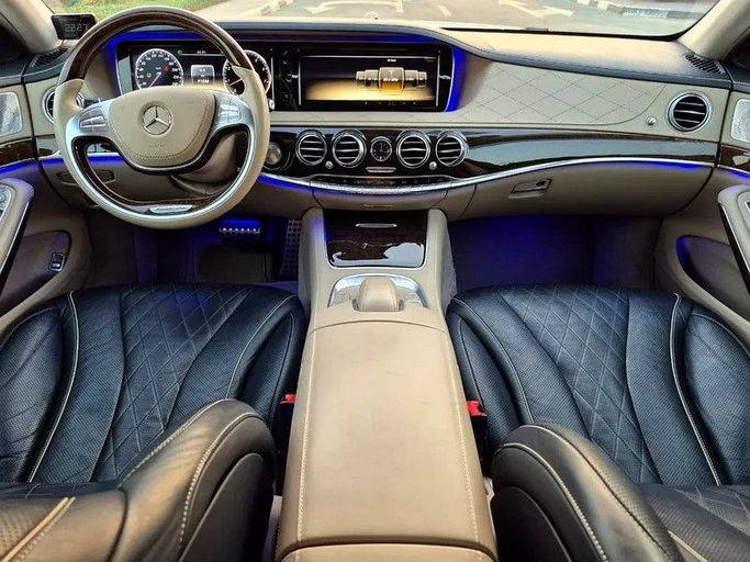 Подержанный Mercedes-Benz S-Class 550 VI (W222, C217), 4.7 л, 2014 в Дубае от Best Car Белый цвет. Японская | AUTO.AE