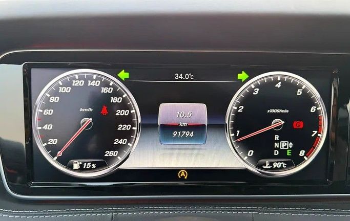 Подержанный Mercedes-Benz S-Class 550 VI (W222, C217), 4.7 л, 2015 в Дубае от Best Car Белый цвет. Японская | AUTO.AE