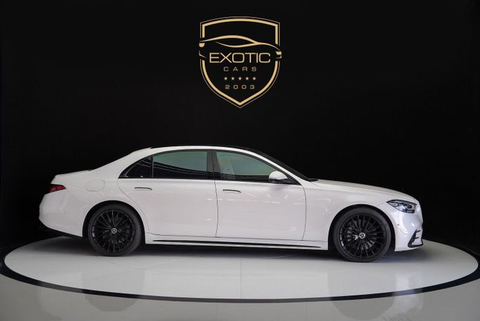 Used Mercedes-Benz S-Class 580 4MATIC VII (W223), 4.0 l, 2022 in Dubai by Exotic Cars, White color. GCC Specs | AUTO.AE