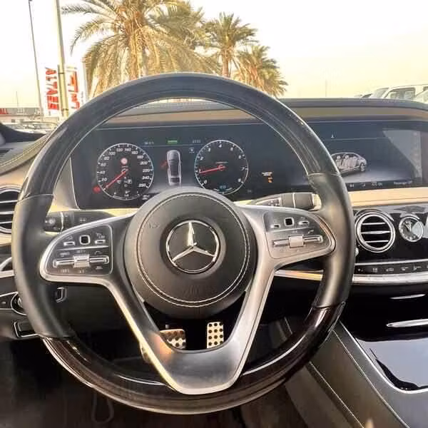 Used Mercedes-Benz S-Class 450 VI (W222, C217) Facelift, 3.0 l, 2018 in Dubai by New NS Motors, Black color. Japanese Specs | AUTO.AE