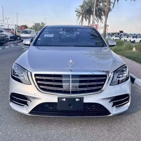 Used Mercedes-Benz S-Class 560 Long VI (W222, C217) Facelift, 4.0 l, 2017 in Dubai by New NS Motors, Silver color. Japanese Specs | AUTO.AE