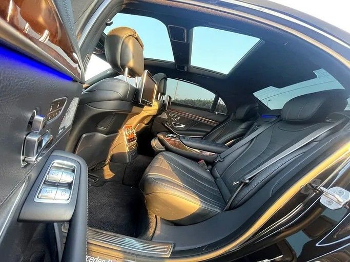 Подержанный Mercedes-Benz S-Class 550 VI (W222, C217), 4.7 л, 2014 в Дубае от Global Network Motors  Черный цвет. Японская | AUTO.AE