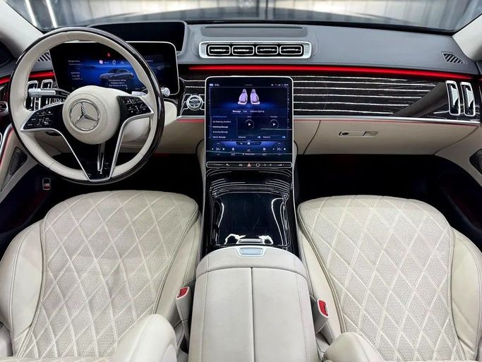 Used Mercedes-Benz S-Class 500 4MATIC VII (W223), 3.0 l, 2022 in Dubai by Zeus Motors, Black color. European Specs | AUTO.AE