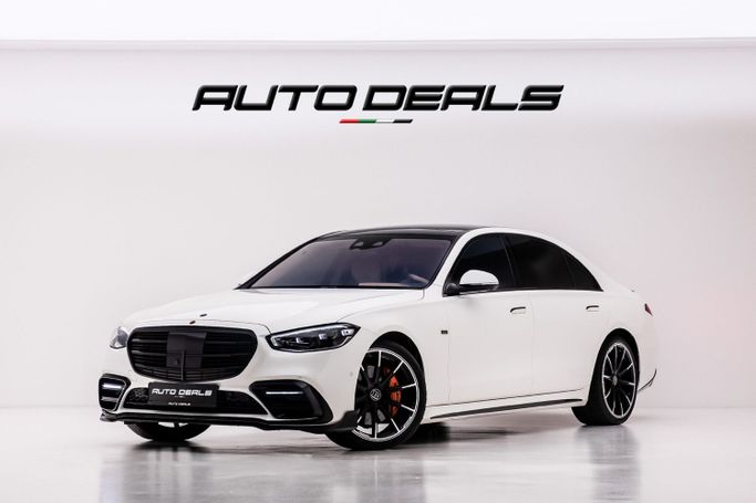 Подержанный Mercedes-Benz S-Class 500 4MATIC VII (W223), 3.0 л, 2021 в Дубае от AUTO DEALS Белый цвет. Европейская | AUTO.AE