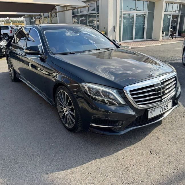 Подержанный Mercedes-Benz S-Class 500 VI (W222, C217), 4.7 л, 2014 в Дубае от AL REEM AUTO Черный цвет. GCC | AUTO.AE