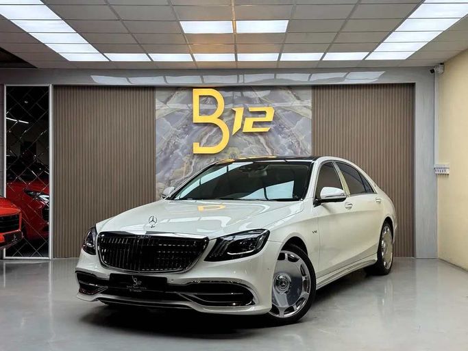 Подержанный Mercedes-Benz S-Class 500 VI (W222, C217), 4.7 л, 2015 в Дубае от B12 Motors Белый цвет. GCC | AUTO.AE