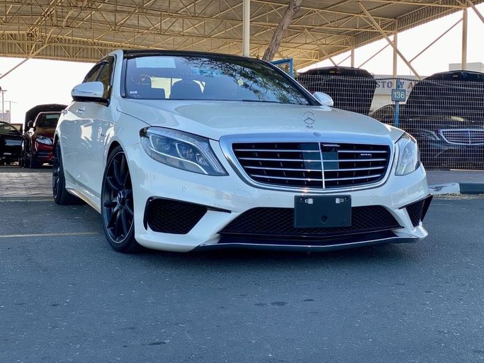 Used Mercedes-Benz S-Class 400 Long VI (W222, C217), 3.0 l, 2015 in Dubai by HONEY Motors FZCO, White color. Japanese Specs | AUTO.AE | Listing #260357