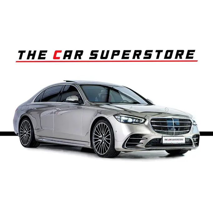 Used Mercedes-Benz S-Class 580 4MATIC VII (W223), 4.0 l, 2022 in Dubai by The Car Superstore, Golden color. GCC Specs | AUTO.AE | Listing #264138