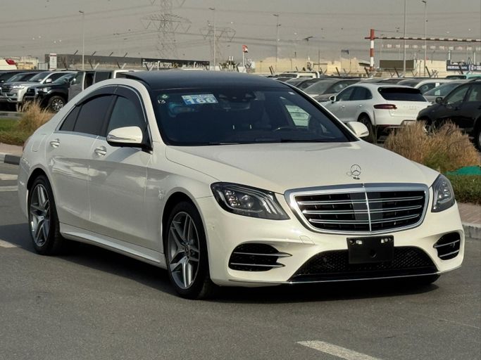 Used Mercedes-Benz S-Class 450 VI (W222, C217) Facelift, 3.0 l, 2018 in UAE, Dubai by MY MOTORS FZE, White color. Japanese Specs | AUTO.AE | Listing #279253