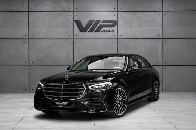 New ⁦Mercedes-Benz S-Class 500 Long 4MATIC VII (W223), 3.0 l, 2026⁩ in UAE, Dubai by VIP Design, Black color. GCC Specs | AUTO.AE | Listing #287944
