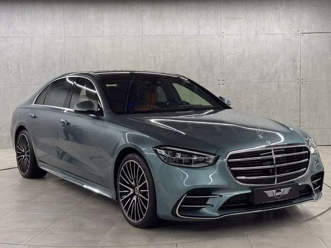 New ⁦Mercedes-Benz S-Class 500 Long 4MATIC VII (W223), 3.0 l, 2025⁩ in UAE, Dubai by VIP Design, Green color. GCC Specs | AUTO.AE | Listing #287951