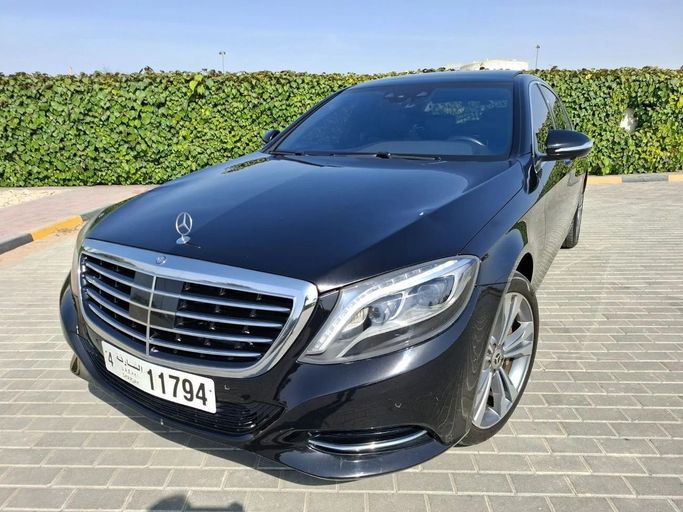 Подержанный ⁦Mercedes-Benz S-Class 500/550 Long VI (W222, C217), 4.7 л, 2014⁩ в ОАЭ, Дубай от Barkat Alrahmen Motors Черный цвет. Корейская | AUTO.AE | Объявление #290614