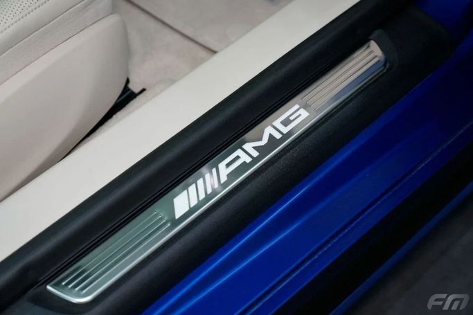 New Mercedes-Benz SL-Class AMG 63 AMG IV (R232), 4.0 l, 2023 in Dubai by Fakhoury, Blue color. European Specs | AUTO.AE