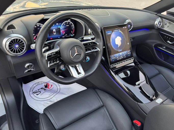 Used Mercedes-Benz SL-Class AMG 43 AMG IV (R232), 2.0 l, 2023 in Dubai by Saeed Auto, Silver color. Japanese Specs | AUTO.AE