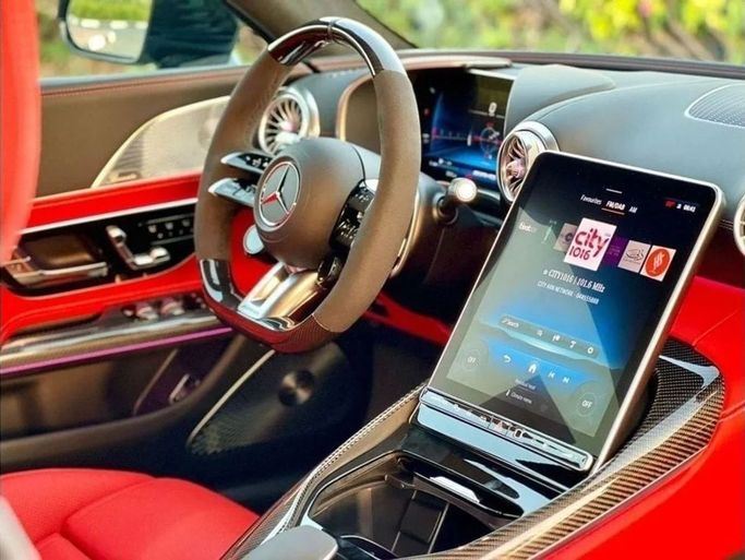 Новый Mercedes-Benz SL-Class AMG 55 AMG IV (R232), 4.0 л, 2024 в Дубае от Ideal Cars LLC Серый цвет. GCC | AUTO.AE