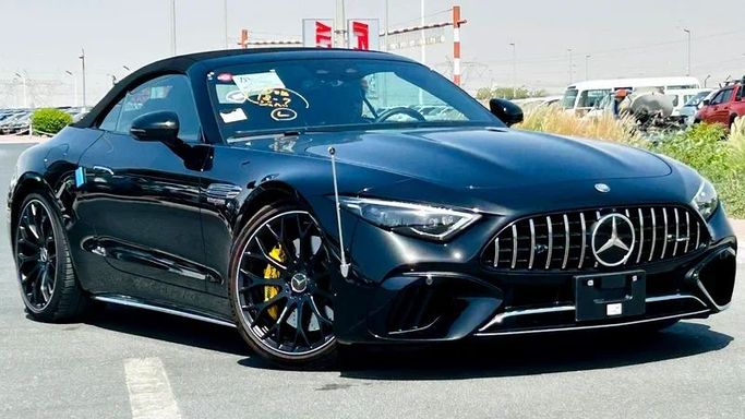 Used Mercedes-Benz SL-Class AMG 63 AMG IV (R232), 4.0 l, 2024 in Dubai by Mirza Automobile FZE, Black color. Japanese Specs | AUTO.AE