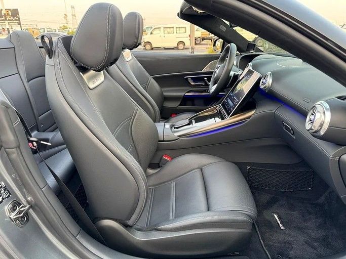 Used Mercedes-Benz SL-Class AMG 63 AMG IV (R232), 4.0 l, 2023 in Dubai by Best Car, Grey color. Japanese Specs | AUTO.AE