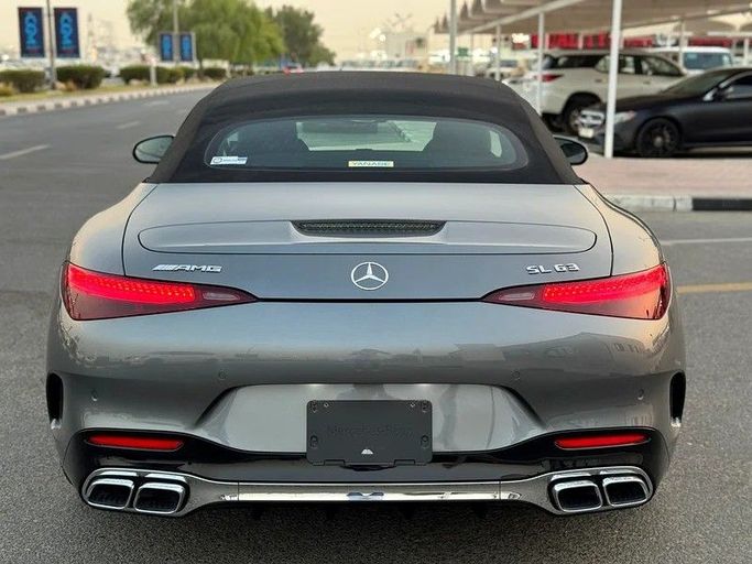 Used Mercedes-Benz SL-Class AMG 63 AMG IV (R232), 4.0 l, 2023 in Dubai by Best Car, Grey color. Japanese Specs | AUTO.AE